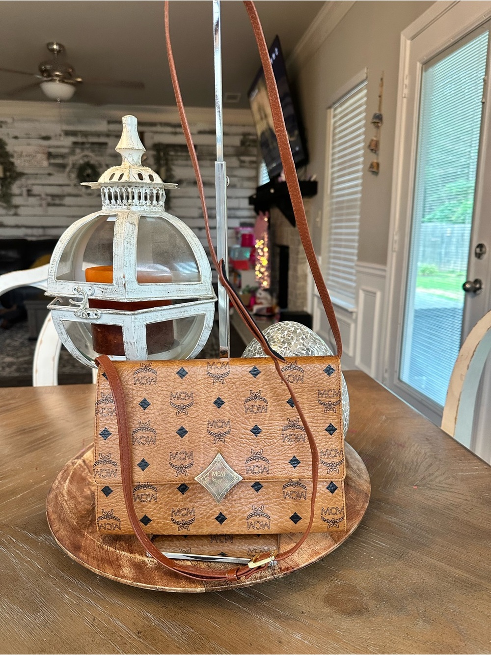 MCM vintage Cognac Visetos Crossbody Bag